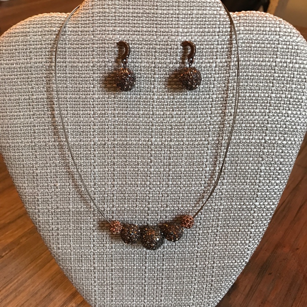 Chico’s earrings and necklace set